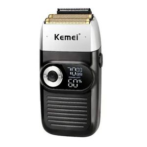 Afeitadora Kemei KM-2026 Barberia Negra 