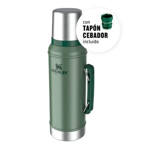 Termo Stanley Verde Classic 950ml c/ Tapon Pico Cebador